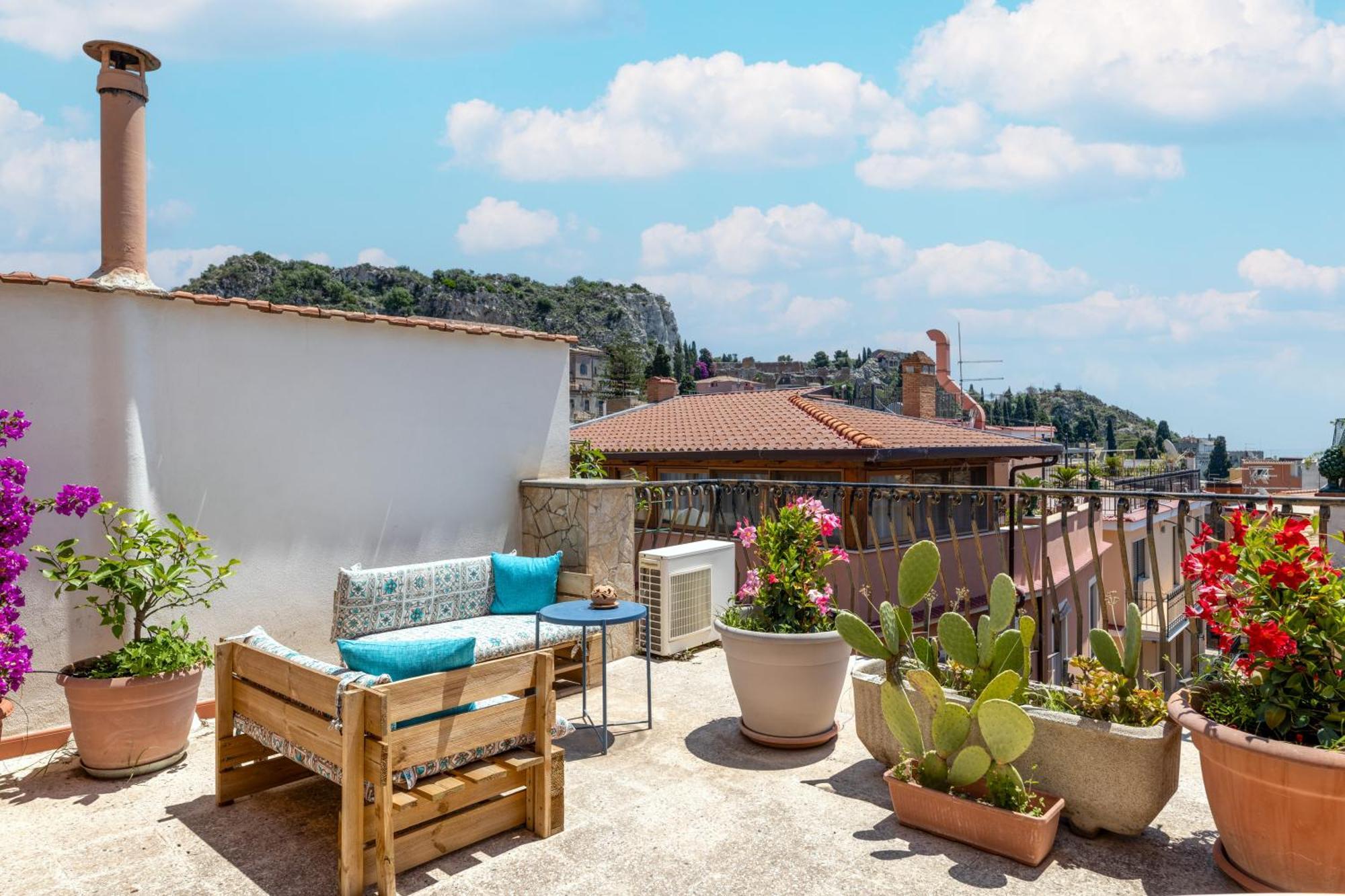 Medusa Exclusive Rooftop Taormina Lejlighed Eksteriør billede